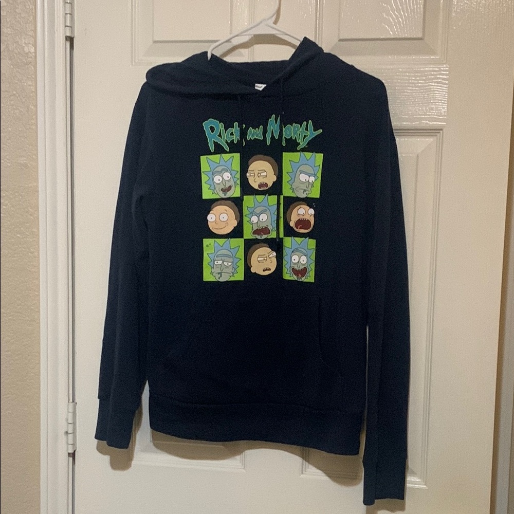 Rick and Morty Black Hoodie Set